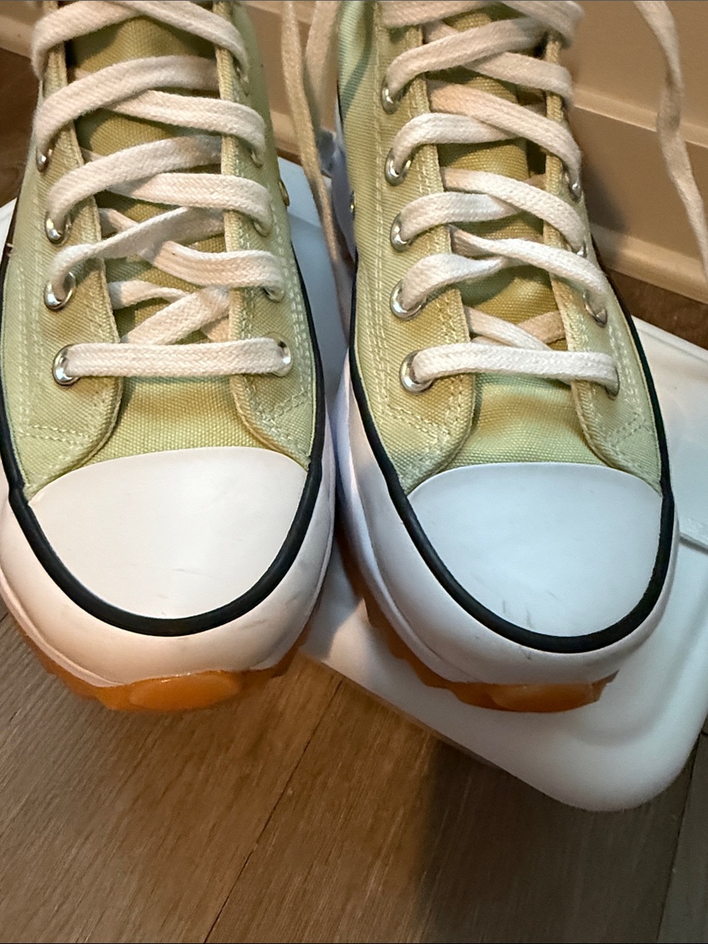 Converse All Star Platform High Top Sneakers Sz 8 - Picture 7 of 16